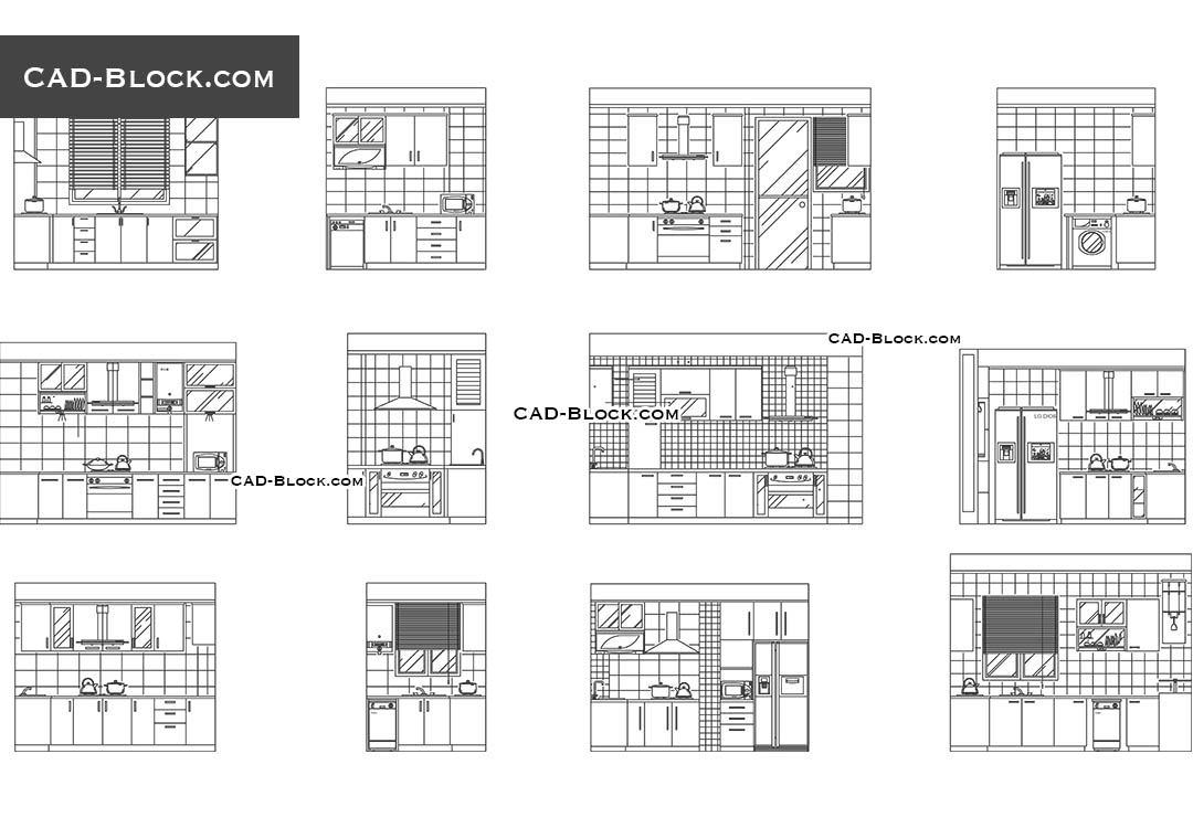 Kitchen Autocad Drawing Free Download